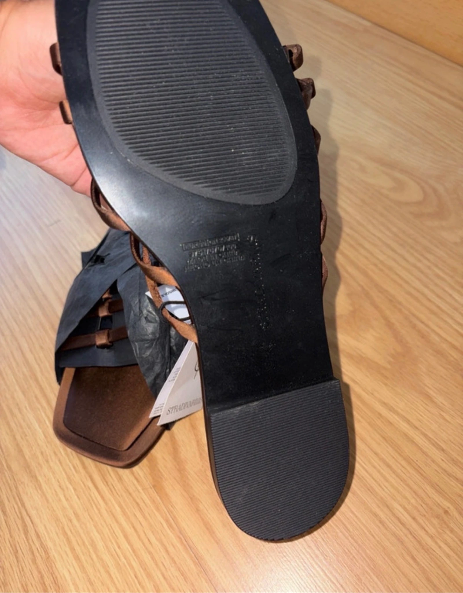 Stradivarius sandalen met veters – photo 5